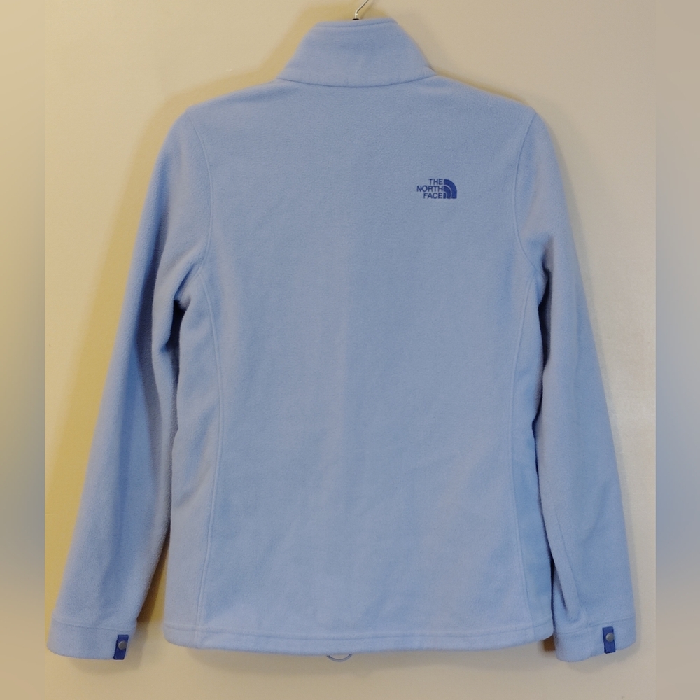 The North Face Light Blue Fleece Jacket - Picture 3 of 6